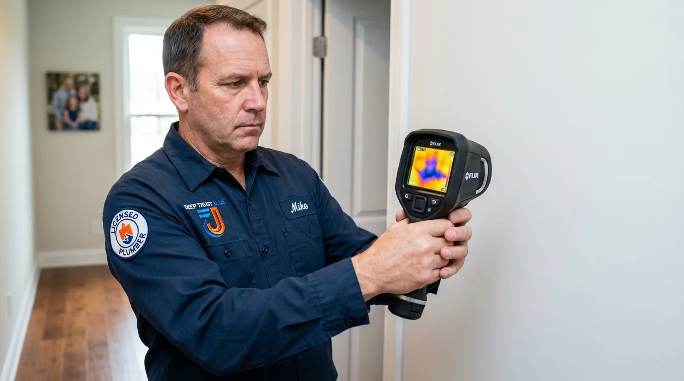 Thermal imaging leak detection by Johns Plumbing LLC in Lecanto